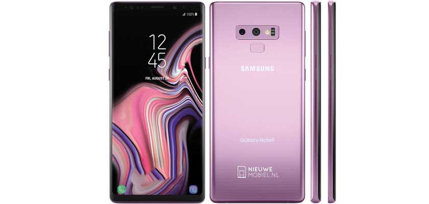 Samsung Galaxy Note 9 Lilac Purple Price in Algeria, Algiers [El Djazaïr], Oran, Blida